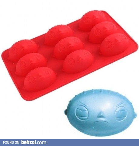 Ice cubes with Stewie