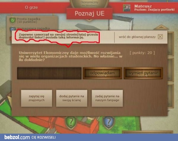 Grzesio chyba zapomniał :D