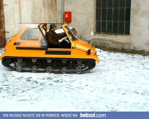 Pierwszy maluch na gąsienicach