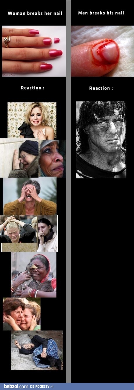 Gdy złamiemy paznokieć... 