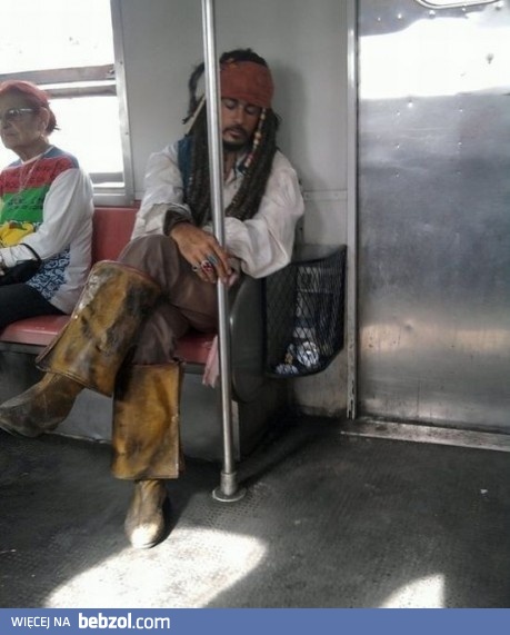 Patrz z kim dzisiaj jechałem...