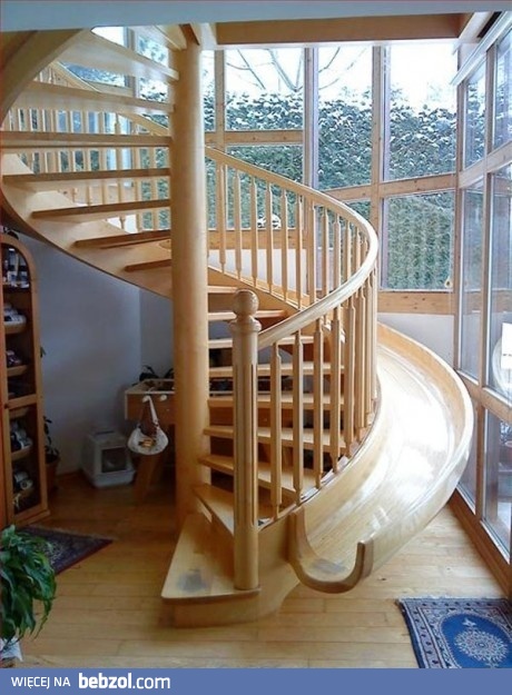 Zawsze marzyłem o takich schodach...