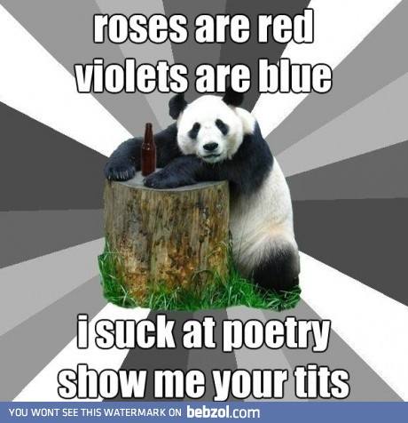 Chicks likes the poetry!