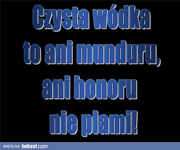 Od dziś tylko czysta