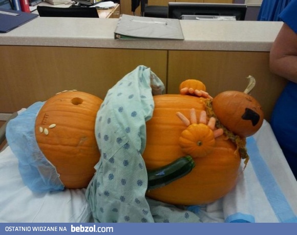 Halloweenowy poród