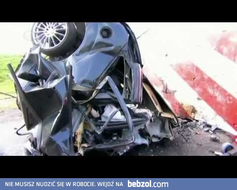 Jak wygląda wypadek przy 200km/h?