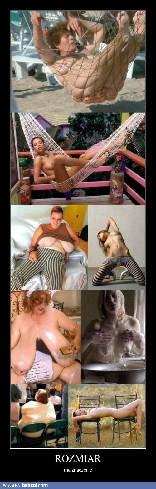 Rozmiar MA znaczenie!