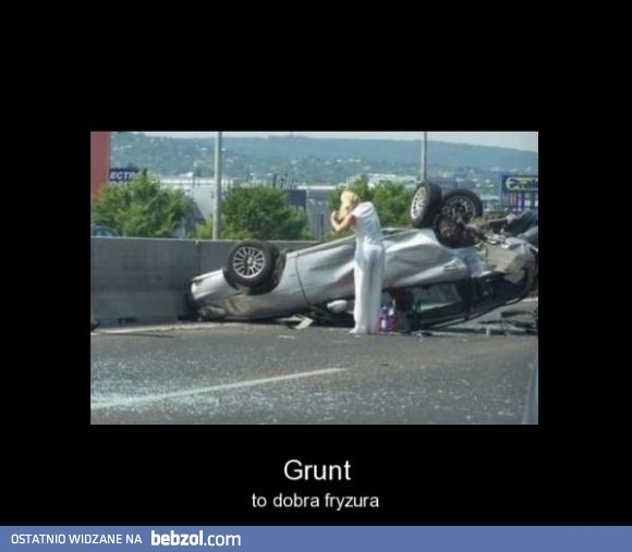 O nie, moja fryzura!