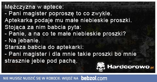 Niebieskie proszki