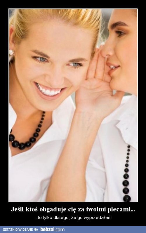 Obgadywanie za plecami