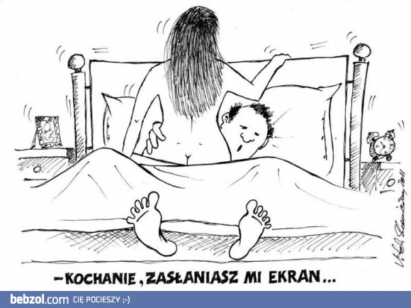 Pewnych rzeczy nawet ekran nie przysłoni...