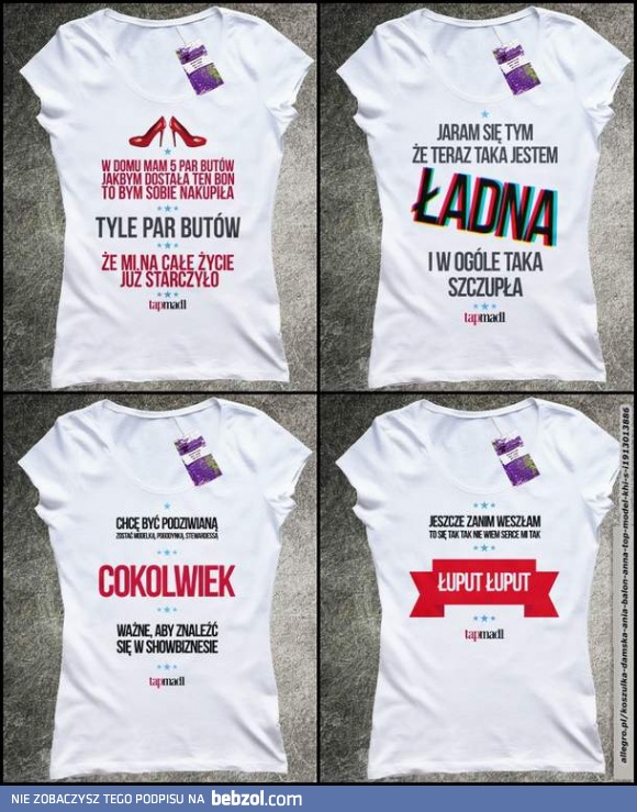 Koszulki dla fanów Ani Bałon