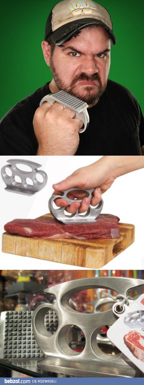 Kastet do kotletów dla prawdziwych facetów