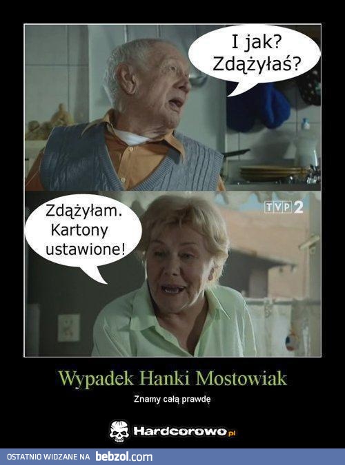 Cała prawda o wypadku Hanki Mostowiak