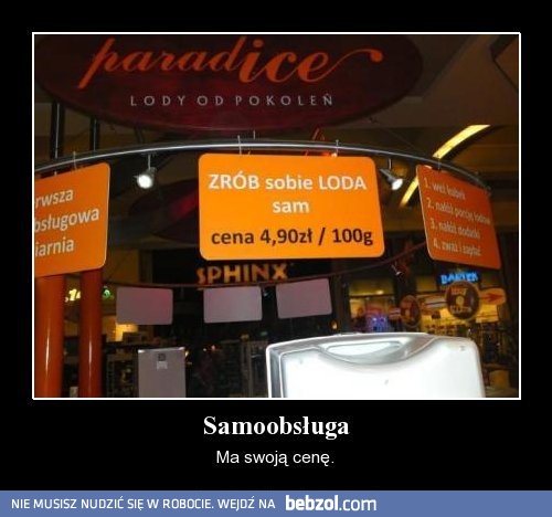 Samoobsługa...