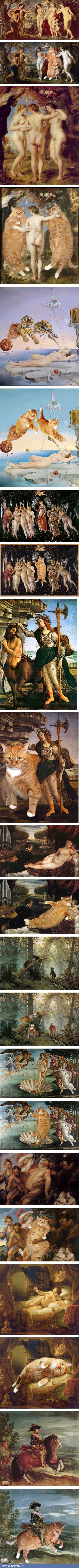 Kot w sztuce malarskiej