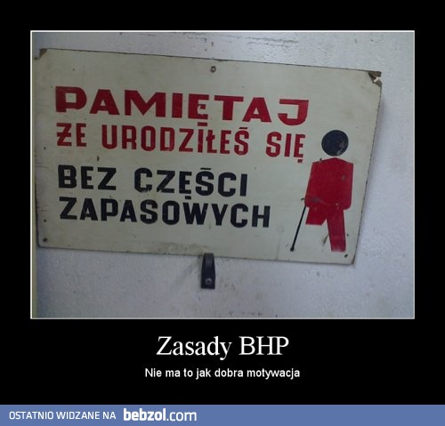 Zasady BHP