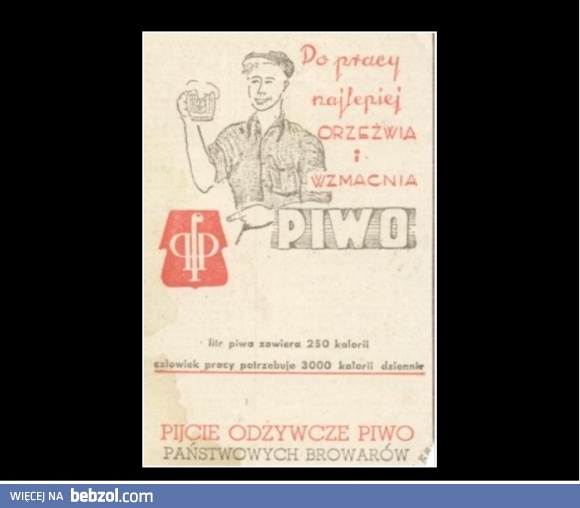 Piwo to dobre paliwo