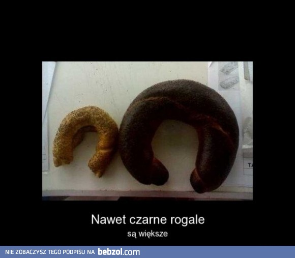 Czarne są zawsze większe