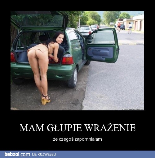 Czegoś chyba zapomniała