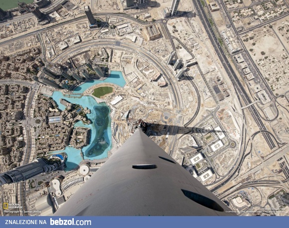 Oszałamiający widok z wieży w Dubaju