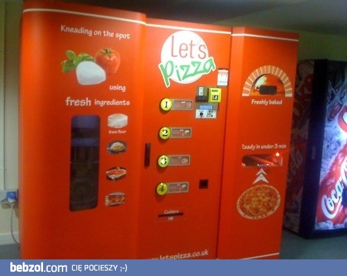 Świeża pizza prosto z... automatu
