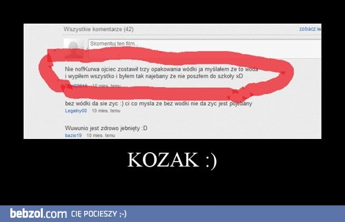 Takie kozaki, że żaden nie umie poprawnie napisać zdania