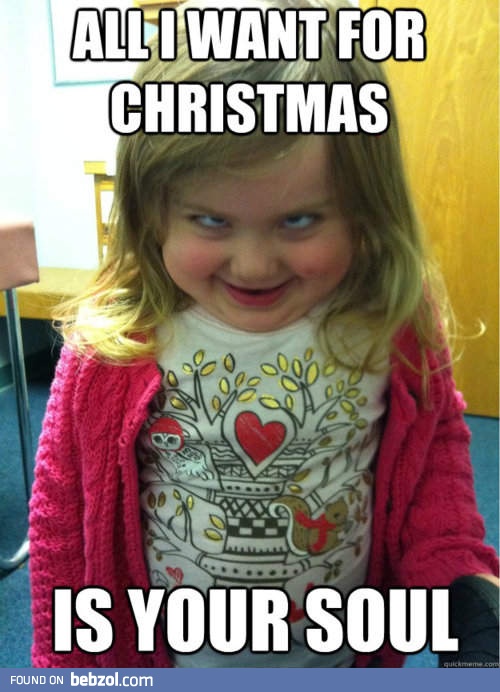 All I want for Christmas