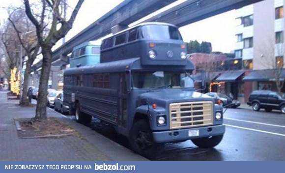 To się nazywa autobus piętrowy!