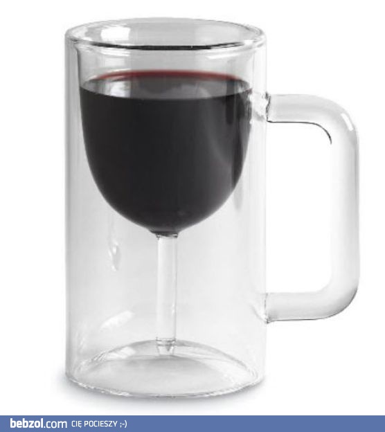 I kto powiedział, że wino tylko z kieliszków?