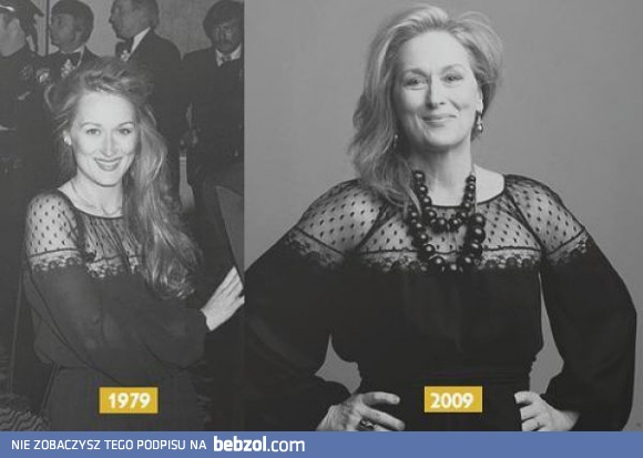 Meryl Streep - 30 lat temu