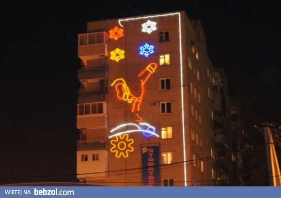 Ach ta świąteczna iluminacja...