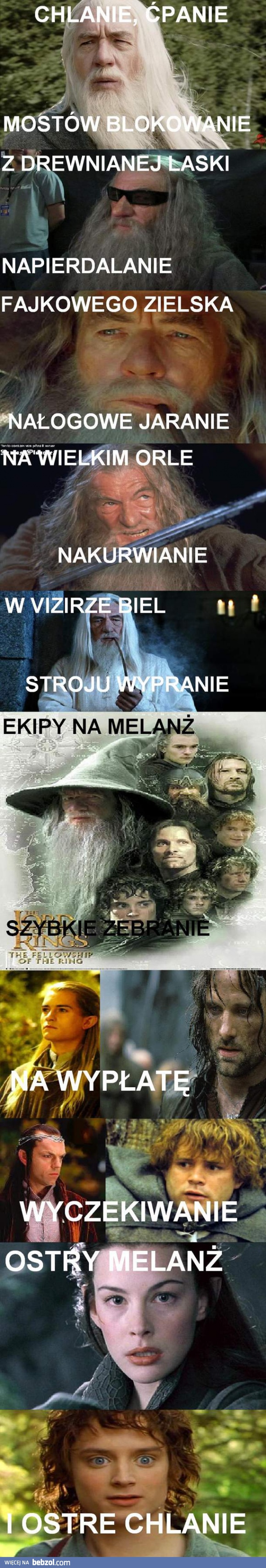 Gandalf zarzuca rymem
