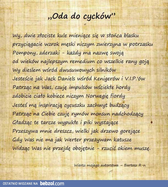 Oda do cycków