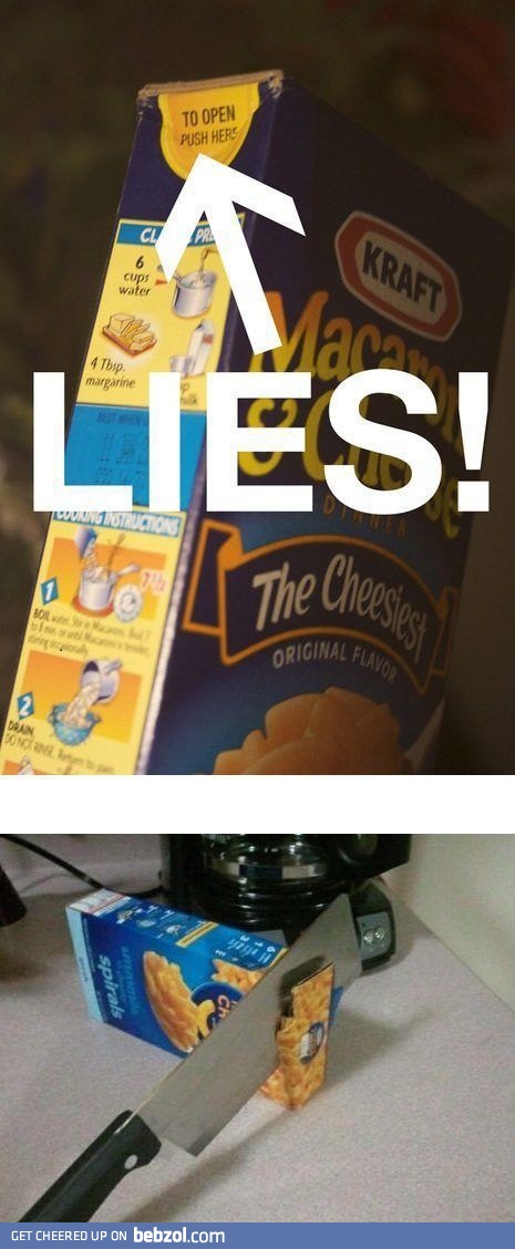 They always lie...