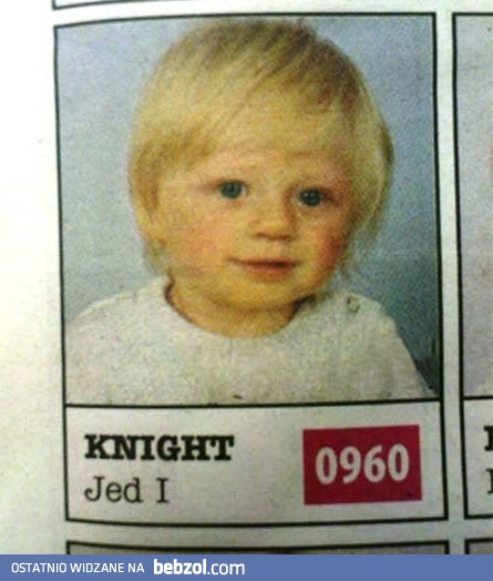 Wszystkiego najlepszego Jed I Knight
