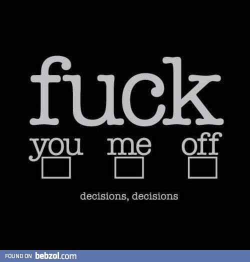 make a decision