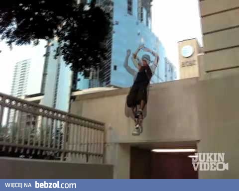 Parkour nie dla każdego...