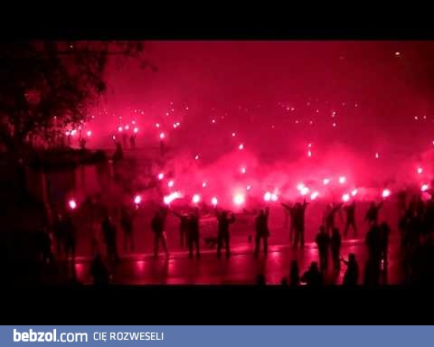 Kibice w ramach rocznicy powstania wielkopolskiego