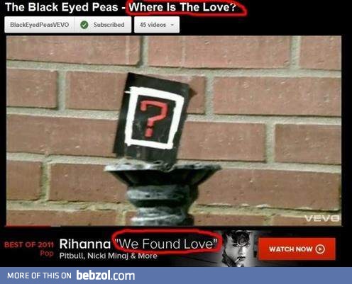 Where's the love?