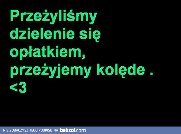 No i do końca roku powinno wystarczyć