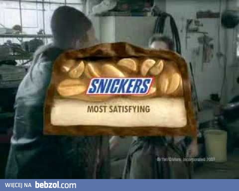 Snickers - zakazana reklama
