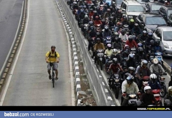 Rowerem dotrzesz szybciej