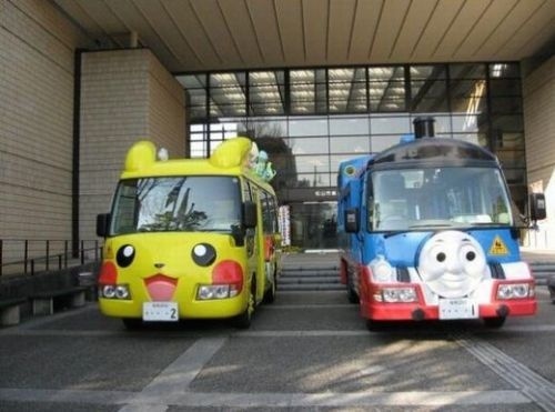 Najśmieszniejsze japońskie autobusy
