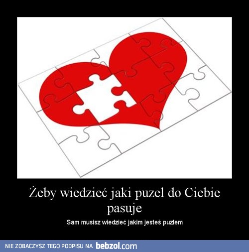 Jakim jesteś puzlem?