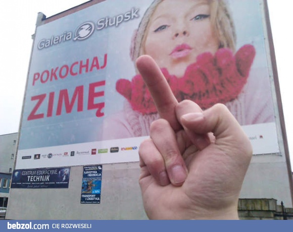 Dla tegorocznej zimy tylko pozdrowienia...