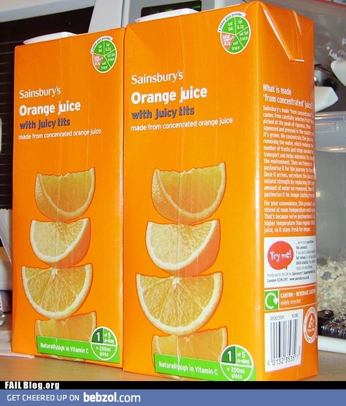 Orange juice with...