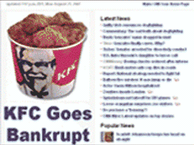 KFC ogłasza bankructwo