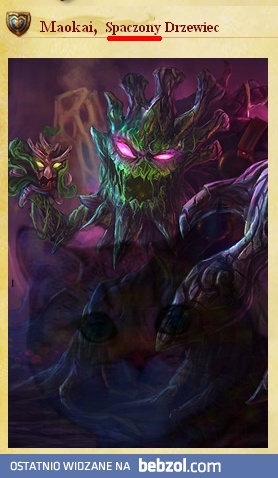Maokai paczy