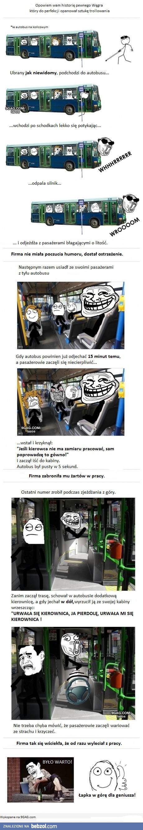 Mega troll w autobusie